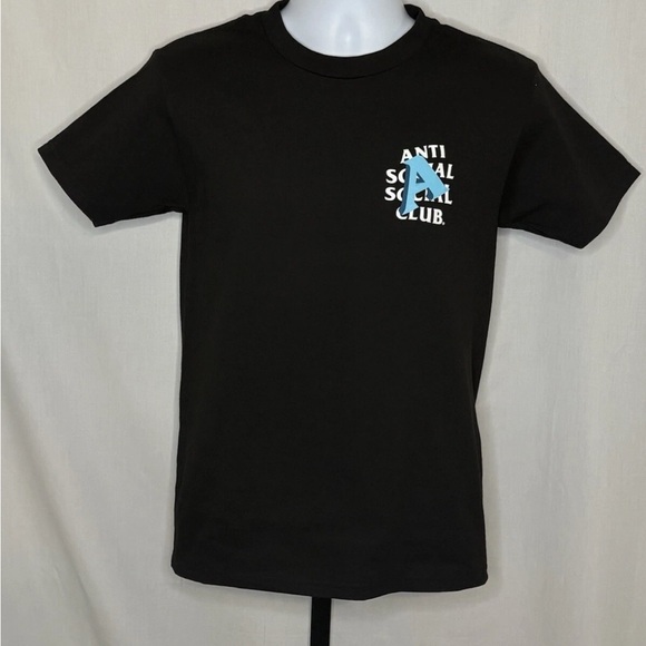 Small - Authentic Anti Social Social Club “ A Is For” Tee Black - NWT - Picture 2 of 2